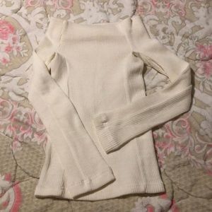 Off shoulder sweater